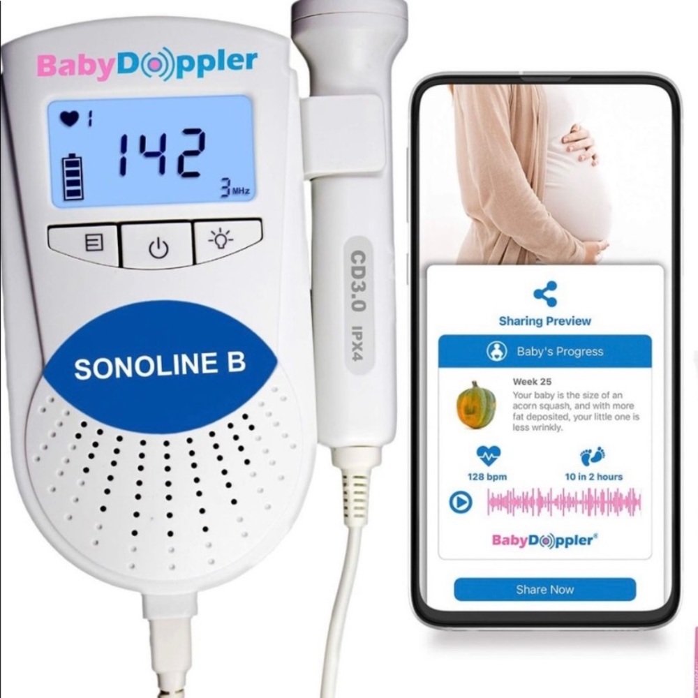 Baby fetal Doppler monitor